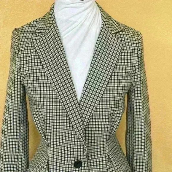 Joie “Martia C” Blazer In Camel Multi Check Size 2 New Without Tags! - Picture 9 of 12